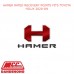 HAMER RATED RECOVERY POINTS FITS TOYOTA HILUX 2020-ON